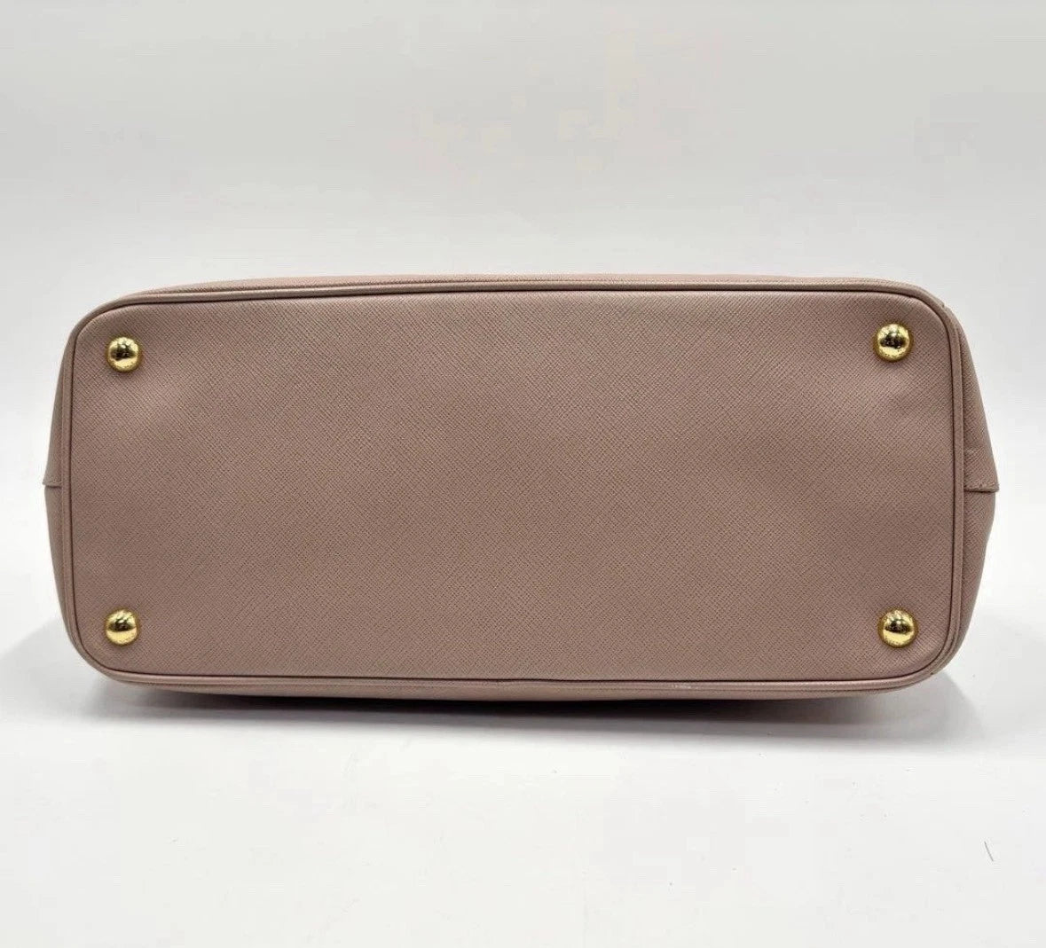PRADA Beige Tan Saffiano Satchel Tote WITH Strap - additional view 8