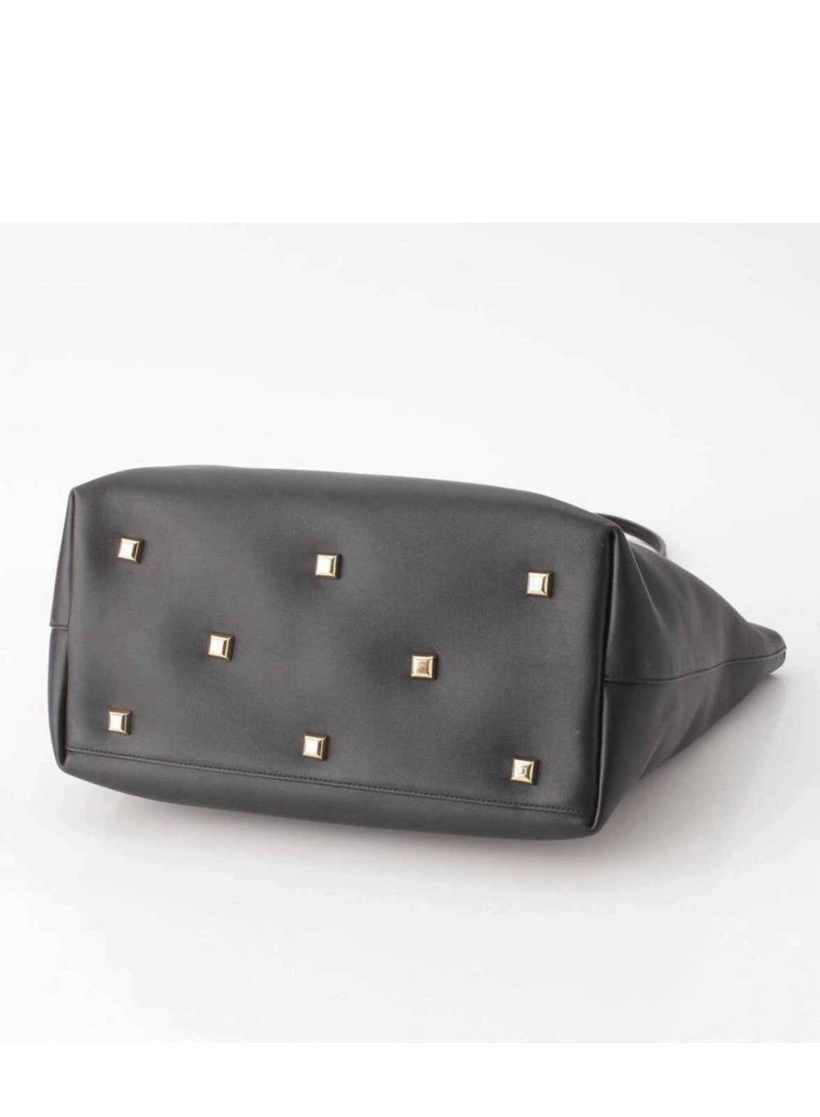 Salvatore Ferragamo Black Tote Bag Gold Hardware - additional view 4