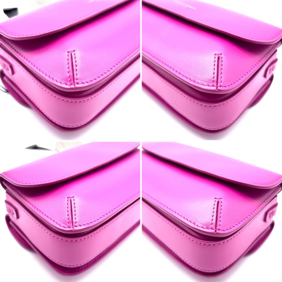 Giorgio Armani Milano Vibrant Fuchsia Leather Crossbody Bag - additional view 4